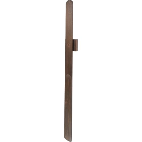 BESTonZON Calzador de Mango Largo 55 CM de Madera de Haya Negra Sacazapatos Magnético para Personas Mayores y Embarazadas Herramienta Ergonómica para Calzador Doméstico