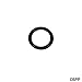 Vent Filter O-Ring - 0.37 in. ID x 0.5 in. OD