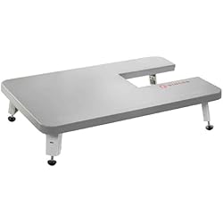 SINGER Gray Extension Table for Heavy Duty Mechanical Machines 4411, 4423, 4432, 4452, 5511, 5523, 5532, 6335 | Supports Larger Projects | Stable Surface with Foldable Leg