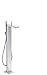 Produktbild hansgrohe Wannenmischer Axor MyEdition Fertigset zur Bodenmontage Chrom, 47440000