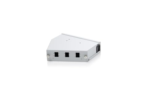 Adaptateur rail DIN SC Simplex LC Duplex coudé peigne épissure gris
