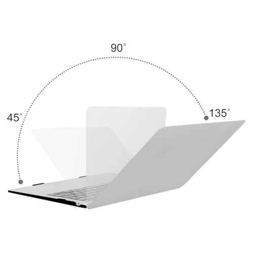 Image of MOCA Laptop Case Compatible with Pro 13 Inch Laptop A2338 A2251 A2289 A2159 A1989 A1708 A1706 2025 2024 2023 2022-2016 Plastic Hard Shell Protective Cover (Grey, New Pro 13)