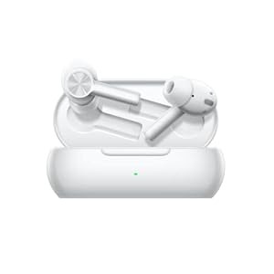 OnePlus Buds Z2 – Ruisonderdrukkende hoofdtelefoon met tot 38 uur batterijduur en Dolby Atmos-ondersteuning – Pearl White