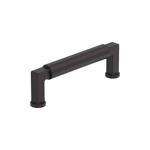 Amerock Balon 3-3/4 inch (96mm) Center-to-Center Oil-Rubbed Bronze Cabinet Pull, BP37483ORB