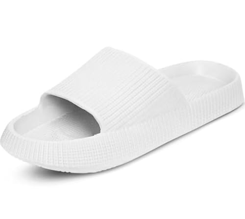 Image of Men Print Slide Flipflop Cloud, Lightweight Slip-On Comfort Slippers, Non-Slip Casual Indoor Outdoor pack of 1