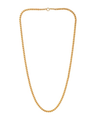 24-Inch Men’s Chain | Gold-Plated Alloy | Elegant & Minimalist De...