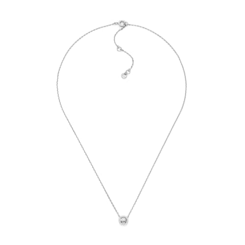 Michael Kors Premium Women's Silver-Tone Sterling Silver Necklace, MKC1839SET