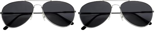 Boland Aptafêtes - AC1070 - Lunettes pilote verres fumés UV 400