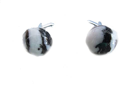 Mancuernillas para hombre con cabujones de sardónix miniatura 1