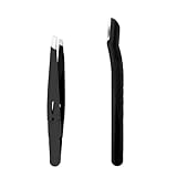 iZhuoKe Mini Rasoir Visage & Pince à Épiler Set Femme - Accessoires de Maquillage(2 Pince)