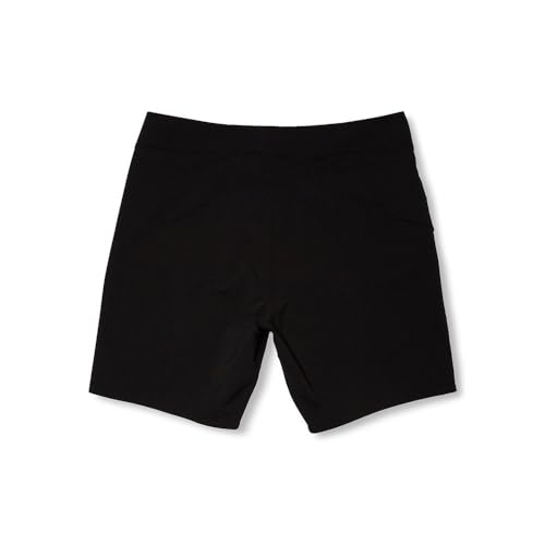 Volcom Lido Solid Mod 18 Boardshort elastico y resistente en color negro original 3