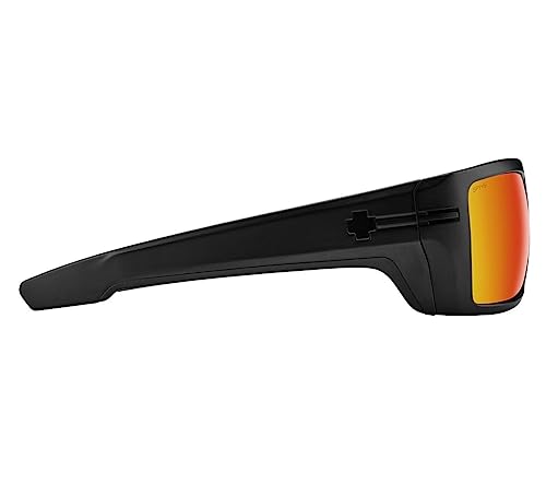 Spy Rebar ANSI Sunglasses Matte Black with Happy Bronze Red Spectra Mirror Lens 62mm3