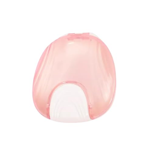Estojo Caixinha Protetor para Alinhadores, Dentaduras e Aparelhos de Bruxismo – Armazenamento Compacto e Seguro (Rosa)
