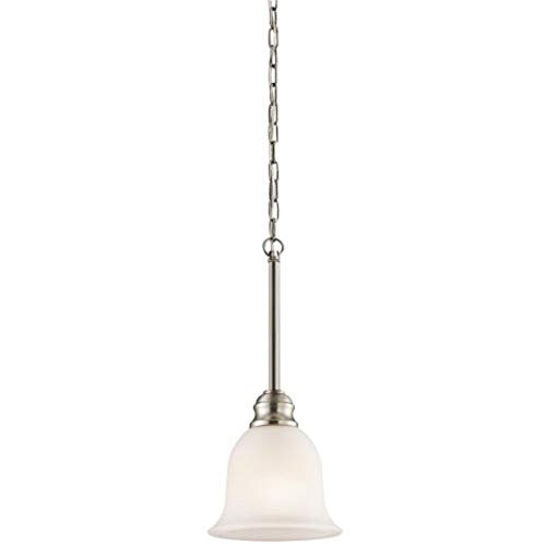 Kichler 42901NI Tanglewood Mini Pendant 1-Light, Brushed Nickel