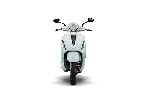 Image of Chetak 2903 by Bajaj Auto High Speed Electric Scooter Cyber White with Charger Ex-Showroom