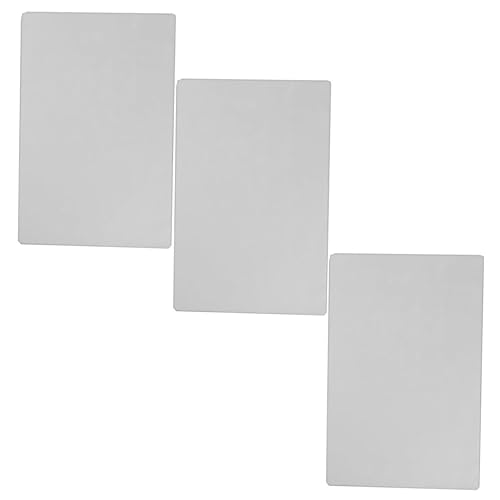 NUOBESTY 3pcs Transparent Anti-Slip Sketch Pad Lightweight Writing Mat for Students Office Use Smooth Surface for Exam Doodle Needs 11.81 X 8.26 Inches