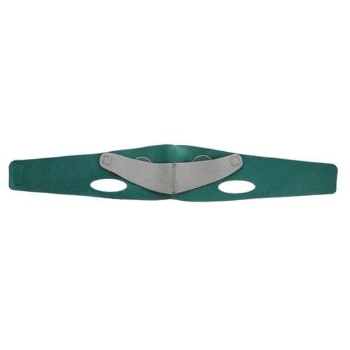 OSOLADY 1Pieza Correa de Facial Reutilizable para Reducción de Papada y del Facial Máscara de con Diseño Verde Oscuro