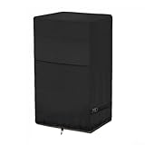 Cubierta antipolvo impermeable para chimenea con material de tela Oxford reforzada para mantener las chimeneas al aire libre limpias y protegidas