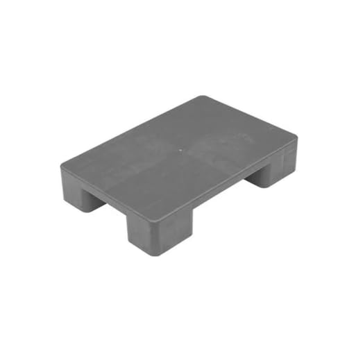 Rygcrud Palet De Polietileno, Almacenamiento De Mercancías Palet De Plástico Alfombrilla A Prueba De Humedad Para Supermercado, Oficina, Laboratorio, Almacén, Sótano, Trasteros(Grey,60x40x11.5cm)