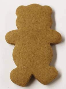 Scotts Cakes Undecorated 3.25" Standing Teddy Bear Gingerbread Cookies