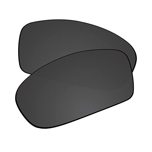 EZReplace Verres de rechange pour lunettes de soleil Oakley Fives Squared (verres non polarisés) – Compatible avec monture Oakley Fives Square (noir carbone), noir carbone, Taille unique