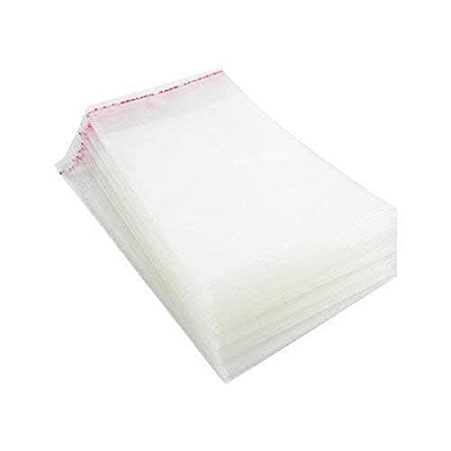 Image of SECUREMENT Resealable BOPP Transparent Bags For Packing Saree Cloth Sealable | Used For Saree Packing, Shirts Packing, Resealable Self Adhesive (100 Pcs, 12x16)