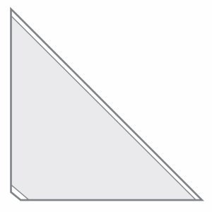 Triangular Pockets Velo Collection® Side Dimensions 14 x 14 cm Large 100 Pack
