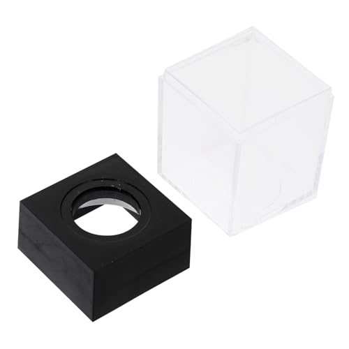 OSALADI 2pcs Paper Clip Container Colorful Macaron Shape Storage Bins Magnetic Material for Office School