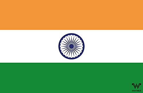 Indien Flagge Aufkleber - Länderflagge als Sticker 8,5 x 5,5 cm