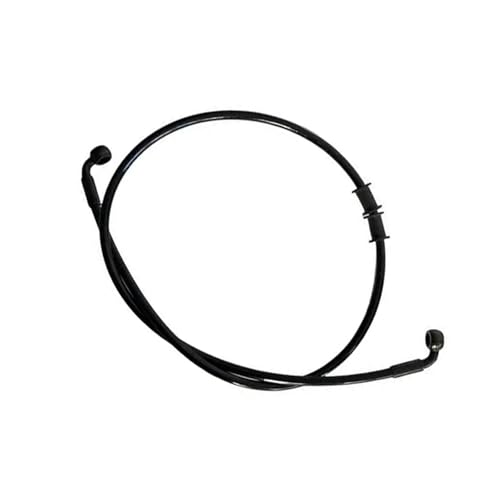 Flexible frein moto AN3 en acier inoxydable de 60cm avec raccord M10 90°