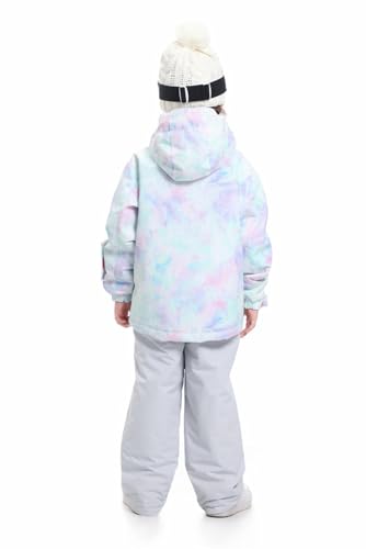 Kids Girls Boys Two Piece Waterproof Colorful Snowsuits Ski Suits Warm Jackets Winter Pants4