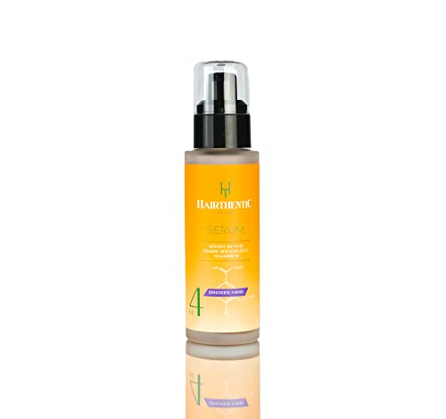 HAIRTHENTIC Haarserum mit Vitaminen und Proteinen | Haar Serum ohne Schadstoffe | Gegen trockenes & brüchiges Haar | Hitzeschutz für Haare | 60ml Cover
