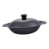 HOLIDYOYO Iron Stew Pot Kitchen Cookware Food Stewing Pot Kitchen Braising Pot Kitchen Gadgets