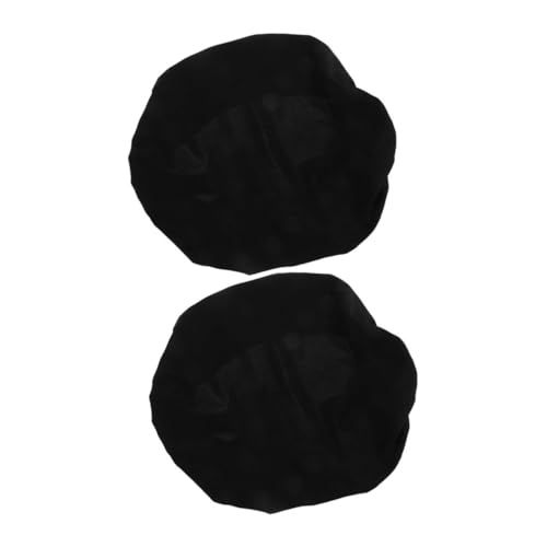 HOLIDYOYO 2pcs Black Toilet Tank Top Covers Spandex Protector Sleeves for Bathroom Easy to Install Keeps Toilet Tank Clean and Protected and Dirt