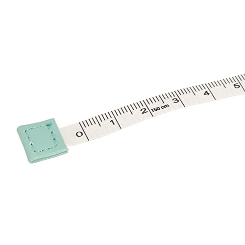 Fita métrica de costura, couro PU uma chave para reciclar fita métrica do corpo para costura manual