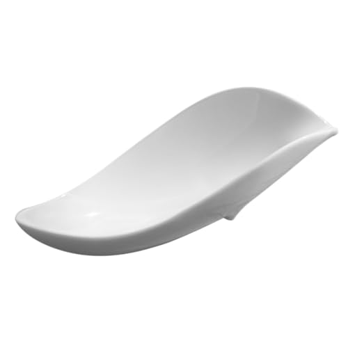 GLEAVI Chinese Ceramic Tea Scoop Lightweight Multi Function Teaspoon for Tea Compact Accessory and Restaurants