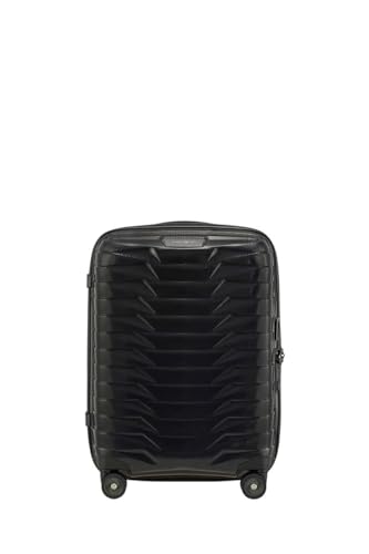 Image of Samsonite Proxis 55 cm Expandable Small Cabin Polypropylene (PP) 8 Wheels Spinner Hard Luggage /Suitcase /Trolley Bag for Travel (Black)
