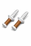 Foam Pool Noodle Sword Handle,- 2-Pack- Ideal for Pools, Backyard, Summer, Cosplay, LARP Outdoors Play (Gray and Brown)