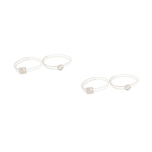 Ceinture de perles transparentes Healeved aux détails raffinés