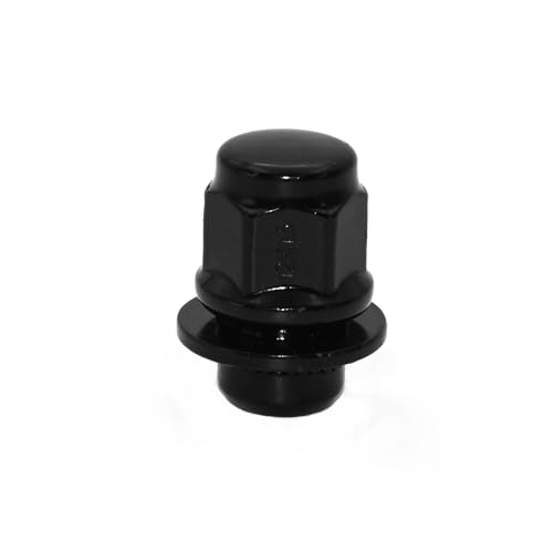 Image of M12x1.5 Wheel Lug Nuts, 20pcs Black Mag Lug Nut with Washer Compatible with Avalon Camry Highlander Prius Sienna, IS300 LFA HS250h GS450h
