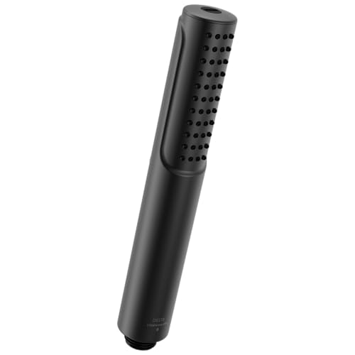 Delta 2-Setting Matte Black Handheld Shower Head with ProClean Spray Hand Held Shower Head with High Pressure Spray Matte Black 59537-BL