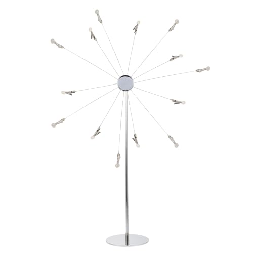 TOYANDONA Support Photo Bureau en Fer Rotatif, Porte-Photo Arbre Debout pour Cartes, Présentoir Photos Mariage, Affichage Bureau