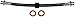 Dorman H622621 Brake Hydraulic Hose Compatible with Select Mitsubishi Models