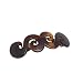 Parcelona French Swirl Medium Tortoise Shell High Quality Celluloid Hair Clip Barrette - 2 3/4 Inches