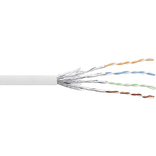InLine 76499W Câble Réseau Cat.6 Blanc pour Maison Connectée