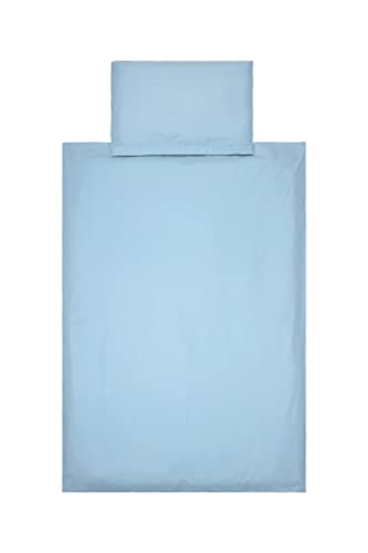YENGAS Kinder-Bettwäsche-Set mit Reißverschluss 100x135 cm, einfarbig,...
