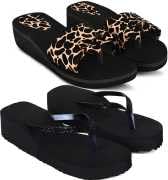 Stylish flat heel slipper for Women (combo covng peach chita bhal-3-3_PT)-picture-10