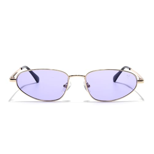 Image of Voyage UV Protected Oval Sunglasses for Men & Women