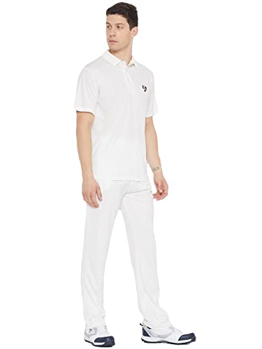 Image of SG CLUB Half sleeves Cricket whites Combo (Pant+Shirt)