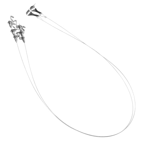 DOITOOL Sistema Ajustable para Colgar Cuadros con Cable de Acero de 15 M 2 Juegos de Ganchos y 3 Reguladores Cuerda Resistente para Colgar Pinturas Fotos y Espejos Soporte Seguro